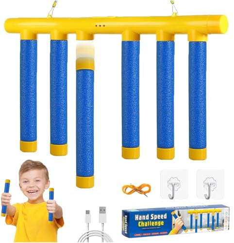 Audasi Fangen Sie den Stick Spiel Training Spielzeug Indoor Interaktive Reaktionen Trainingsspiel Hand-Auge Koordination Fallende Stöcke Fangen Spiel Geschenk für Kinder Erwachsene Weihnachten