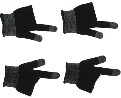 jojofuny Gaming-handschuhe Mit Schweißresistenten Fingerabdeckungen Elastische Passform Für Verschwitzte Hände Zum Spielen Dem Handy