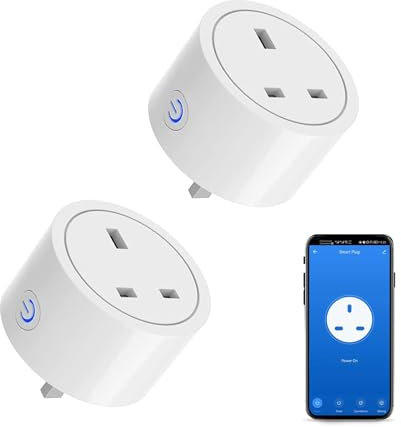 XENON Zigbee Smart Plug, Zigbee Socket, Smart Socket, Wireless Timer Outlet, Alexa Plug Compatible with Philips Hue, Tuya Hue, Alexa, Google , Remote Control , HUE Bridge Required, 13 A, 2 Pack