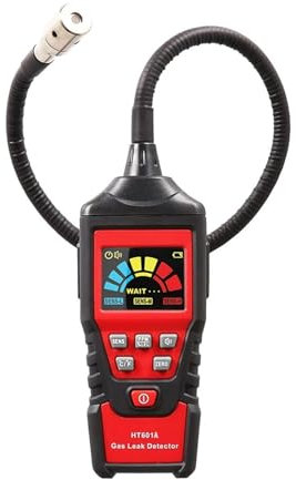 detector de gases Detector de fugas de gas de alta precisión HT601A HT601B, 0-1000 ppm, alarma sonora y de pantalla, detector de gas metano natural inflamable,Después de múltiples pruebas(HT601A)