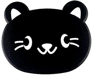 BSTCAR Organizador de Asiento Trasero de Coche, Soporte para Bebidas con Bandeja de Mesa Plegable, Animales de Dibujos Animados, Bonito Estante de Almacenamiento para Respaldo de (Gato)