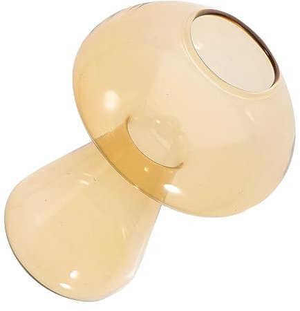 BESPORTBLE 1stück Mushroom Shaped Hydroponic Glass Vase Für Kreative Tischdekoration Terrarium Blumentopf Für Zuhause Und Büro Für Blumenarrangements Und Stilvolle Dekoration