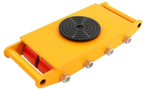 Carro de transporte de carga pesada, ruedas 12T, 8 ruedas, suspensión, para maquinaria, tuercas reforzadas, bordes lisos, para casas, tiendas exprés, almacenes