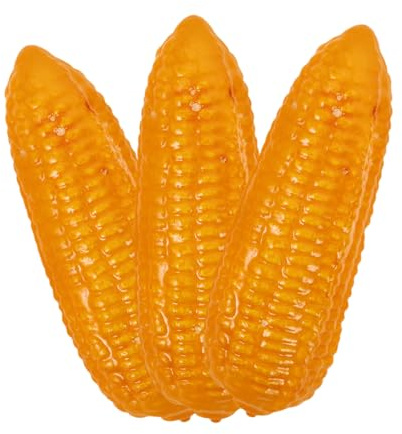 GLEAVI 3piezas Modelo De Maíz Artificial Realista Verduras Artificiales De Espuma Decoración De Cocina para Fiesta Temática De Maíz