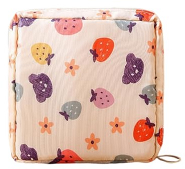 Porte-bloc sanitaire portable - Support de machine à laver, sac de périodes portable pour fille | Sacs de soins féminins - Serviettes hygiéniques imprimées - Sacs de rangement, hygiénique discret