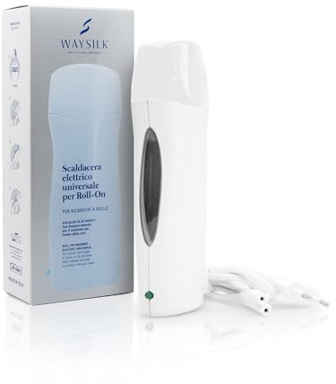 WAYSILK Scaldacera Elettrico Universale per Cera Depilatoria, Riscalda in 20 Minuti, Pratico e Sicuro