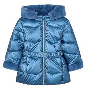 Cappotto per Bambina – Anorak per Bambina – Giacca per Bambina – Cappotto Invernale per Bambina – Abbigliamento per Bambine da 2 Anni a 8 Anni, Oceano, 2 anni