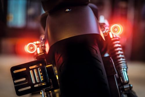 Universal Motorrad 3 in 1 Blinker Rück- Bremslicht- Einheit Bullet 1000 DF E-geprüft Paar (2 Stück)