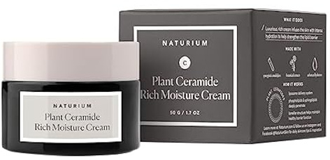 Naturium Plant Ceramide Rich Moisture Cream, Hydrating & Anti-Aging Skincare, 1.7 oz