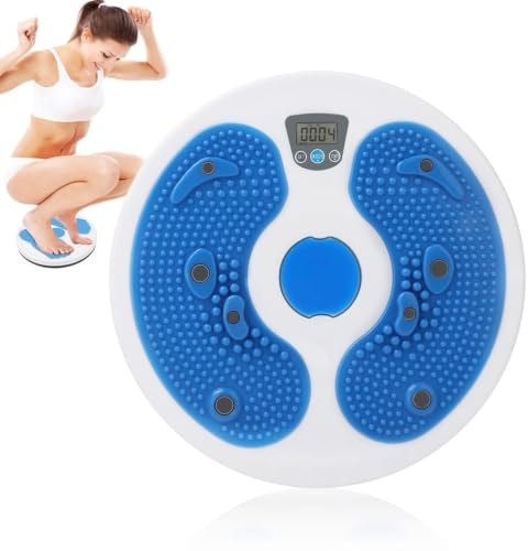 Vbestlife Twisting Taillenscheibe, Magnetmassage Taille Twister Platte -Elektronische Kalorienzählung Fitnessgeräte
