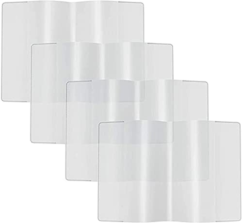 Impfpass HüLle Transparent Set, 93 X 130 mm SchutzhüLle Für 2021 Internationalen Impfpass, Wasserdicht SchutzhüLle Für Impfausweis Deutsche Pass HüLle Impfpass Etui Für Die Impfbescheinigung (4pcs)