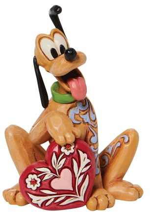 ENESCO Disney Traditions 6010108 Pluto Herz Mini Figur