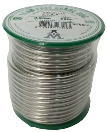 Solder Wire 3.25mm Quality Lead Free Soldering 500g Solder 99c, New Lead Free Solder Wire Reel Grade 99c