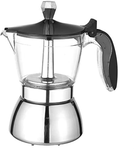 DieffematicKF kaffemaskiner Moka Pot 4 Cup Spishäll Espresso Maker Kaffe Percolator Maskin Premium Moka Espresso Kaffebryggare