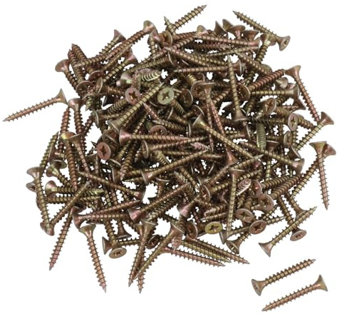 Lot de 200 vis à bois à tête fraisée multi-usages 4 x 30 mm Vis PZ2