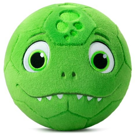 VangeBow aufblasbar und innen geeignet Baby Fußball, weich und lieblich stoffball, Kinder Ball für Jungen Mädchen im Alter von 1 2 3 4 5 Jahren als erstes Geburtstagsgeschenk (Dinosaurier, mit Pumpe)