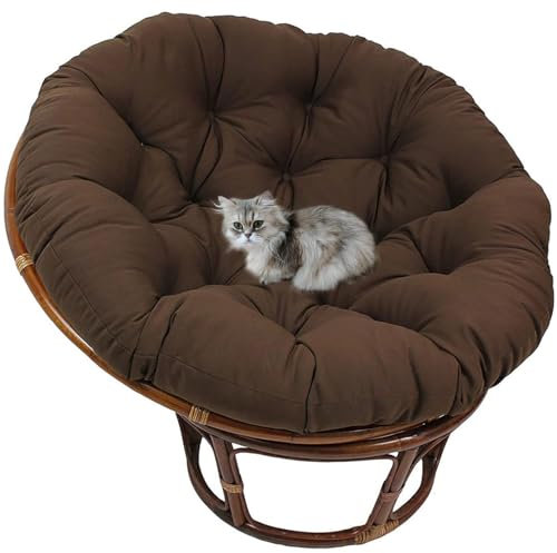 YSZBD Papasansessel Kissen Outdoor，Polster FüR Korbsessel Rund，Korbsessel Kissen Rund，Sitzkissen Rund Outdoor GartenmöBel，Sitzkissen HäNgesessel Outdoor Wasserdicht(#8,180x180cm)