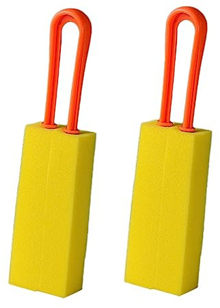 HOMOCONO 2pcs Portable Bottle Brush Water Bottle Cup Cleaning Tool Double Side Cup Brush for Cleaning Sponges