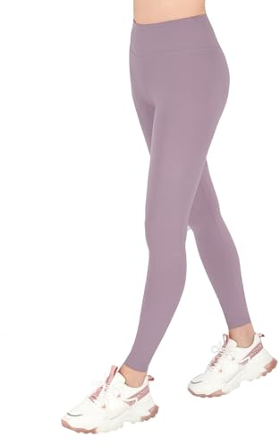 FUTURO FASHION Damleggings hög midja leggings full längd aktiva byxor magkontroll fjäril mjuk sport yoga gym löpning träning vardagliga storlekar S-XL, VIOLETT, S/M