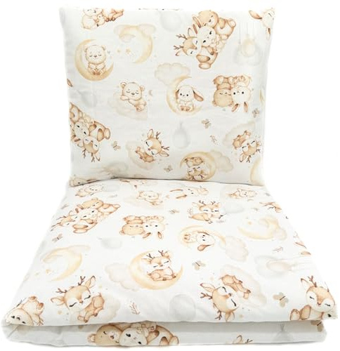 Baby Comfort sängkläder set påslakan (100 x 135 cm) + örngott (40 x 60 cm), små sötnos