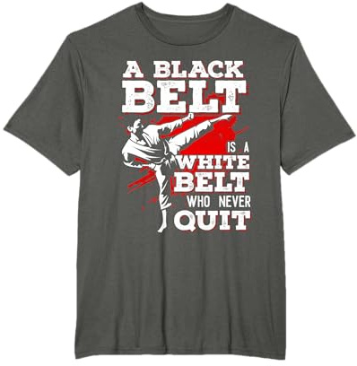 Black Belt Martial Arts Geschenk T-Shirt