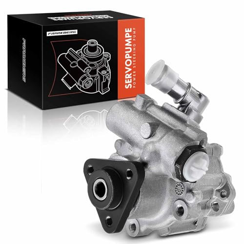 Frankberg Power Steering Pump Compatible with A4 8E2 B6 8EC B7 1.9L-2.0L 2000-2008 A4 Avant 8E5 B6 8ED B7 1.9L-2.0L 2001-2008 Exeo 3R2 3R5 2.0L 2008-2018 Diesel Replace# 8E0145155N