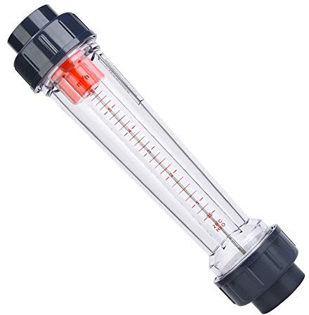 Yanmis Durchflussmesser, ABS-Kunststoffrohr Durchflussmesser 0,6-6 m³/h LZS-40 (D) Durchflussmessgeräte
