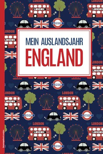 Reisetagebuch London: Schönes Reisetagebuch zum Selbstgestalten und Ausfüllen A5 für Reisen nach England oder Großbritanien