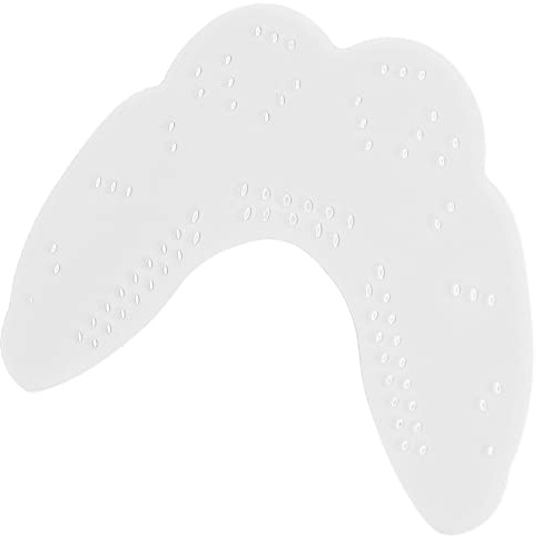 Crisist Mouth Guard, Thin Sports Mouthguard EVA Shock Mouth Guard Protect Teeth for Boxing for Basketball for Football(white)