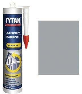 SILICONE ACETICO UNIVERSALE TYTAN GRIGIO RAL 7004 ML 280 CF. 3