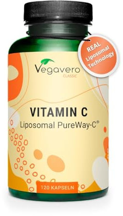 Liposomal Vitamin C | Echte Liposomal Technologie - Markenrohstoff PureWay-C; | Immunsystem stärken - Energie* | Laborgeprüft | Vegan - Ohne Zusatzstoffe | Deutsche Produktion von Vegavero