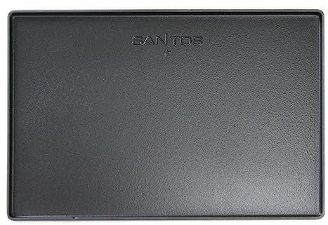 CHEFGASTRO Wende-Grillplatte Gusseisen für Weber Genesis II 300, 31,5 x 49 cm Plancha Pizzaplatte für Gasgrill