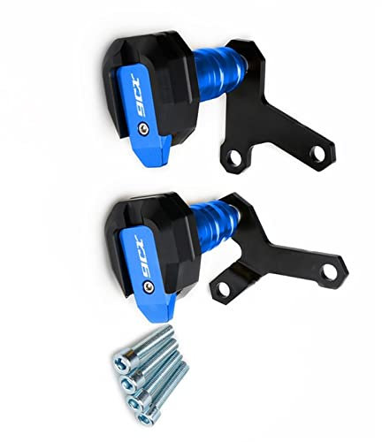MKSZY Moto Parts Sturzpads Sturzpads Schutz Motorrad Fallschutz Motorschutz Schutzfolie Für Y&amaha XJ6 XJ6N XJ 6 6N (Color : Blue)