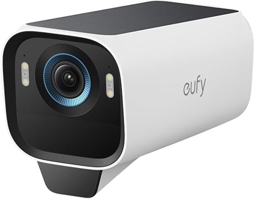 Anker Innovations Eufy eufyCam S3 Pro Netzwerk-Überwachungskamera Bullet Außenbereich wetterfest Farbe Tag&Nacht 3840 x 2160 4K 1080p Audio drahtlos Wi-Fi 2,4 GHz radio H.264 H.265