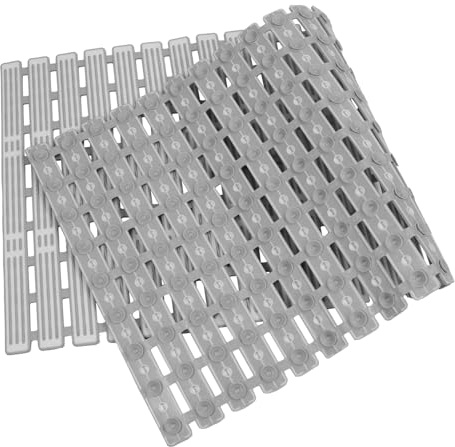 QWORK® Tapis de Baignoire Antidérapant 90x40cm - Drainage Rapide et Anti-Moisissure - Sécurité et Confort