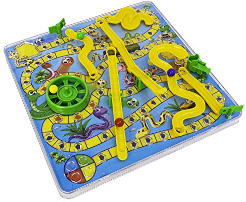 Nurnesy Gluttony Game Kids Breakout Games 3D Snakes and Ladders Games Board Games Suitablefor Kids Adults Family Parent Child Interaction Puzzle Games (Colorful)