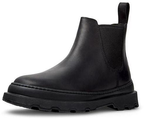 Camper Women's Brutus+ K400818 Chelsea Bootie, Black 001, 39 EU, Black 001, 7 UK