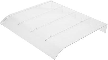 Milisten Transparentes Uv-beständiges Outdoor Vordach Für Fenster Und Haustür Wetterfeste Überdachung Mit Einfachem Aufbau Als Patio Markise Und Wetterschutz Für Balkon Terrasse Und Eingang