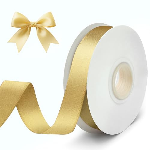 Geschenkband 20mm, 22M, Satinband, Ballonband, Stoff, dicke Bänder zum Basteln, Geburtstag, Muttertag, Vatertag, Weihnachten, Valentinstag, Hochzeit, Party, Verlobung
