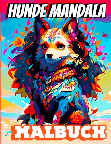 Hunde Mandala Malbuch: Tierische Ausmalmotive für Erwachsene und Kinder - Entspannung und Stressabbau durch Tiere als Mandala - Kreative Malbücher mit tierischen Motiven