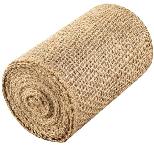 MAGICLULU Protector de Tronco de Árbol de Tela Arpillera 12 CM X 5 M para Cubrir y Proteger Árboles Pequeños y Rosales Durante Invierno