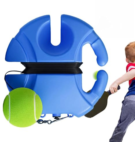 Générique Entraîneur de de Tennis, Ensemble d'entraîneur de Tennis - d’entraîneur de - Équipement de Tennis Portable avec Balle de Rangement intégrée pour Un entraînement amélioré pour Adultes ou