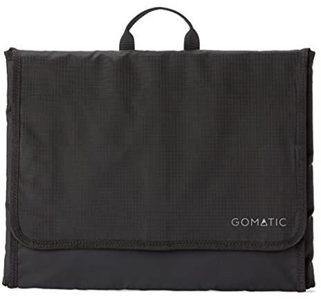 Gomatic Shirt Organiser - Black - 5 Piece Organiser | Hanging Travel organiser with Clothes Folder Folding Board Included