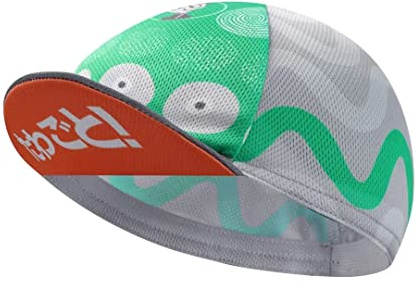 Divertente berretto da ciclismo per uomo e donna cappello da bici fodera casco unisex poliestere bicicletta Cap taglia unica