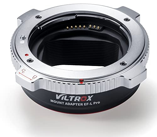 VILTROX EF-L Pro Lens mount Adapter Auto Focus Compatible with EF/EF-S Lens to L Mount Camera Leica SL2/Lumix S1 S1H S5/Sigma
