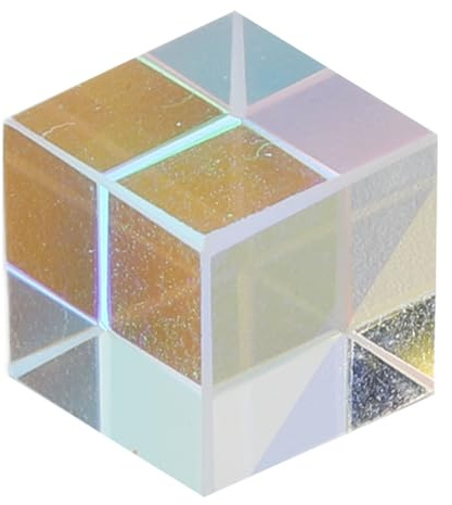 Fotografie-Requisiten, Kaleidoskop-Effekt, Optisches K9-Glas, Leicht zu Tragender Prismenwürfel für Bildaufnahmen (10 * 10 * 10mm)