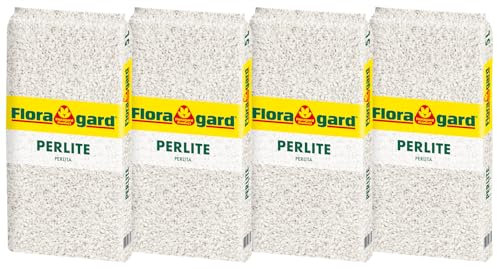 Floragard Perlite 4x5 Liter - Optimale Bodenbelüftung für gesundes Pflanzenwachstum