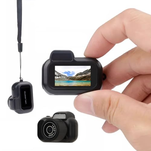 Micro caméra vidéo, Mini caméra Pouce 1080p, 2 MP, Mini DV DVR, caméscope, Porte-clés, autonomie de la Batterie de 100 Minutes, pour étudiants, Enfants