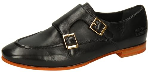 Melvin & Hamilton Ashley 2, Monk-Strap Loafer Mujer, Negro, 37 EU