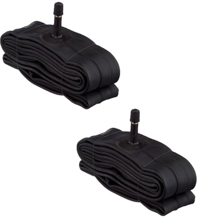 ECOVELO 2 Camere d’aria 24 x 1 3/8 Con Valvola Americana Per Carrozzina Carrozzella Sedia a Rotelle per Disabili